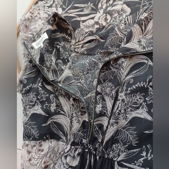 Thought Tencel Floral Printed Coquette Feminine Shift Dress - Picture 14 of 16